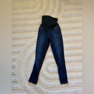 1822 Denim Dark Blue Maternity Jeggings Medium